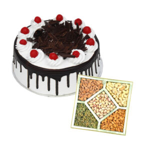 Dry Fruits With Cake Combo
