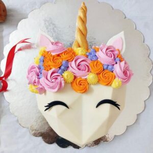 Pinata Unicorn Heart Cake